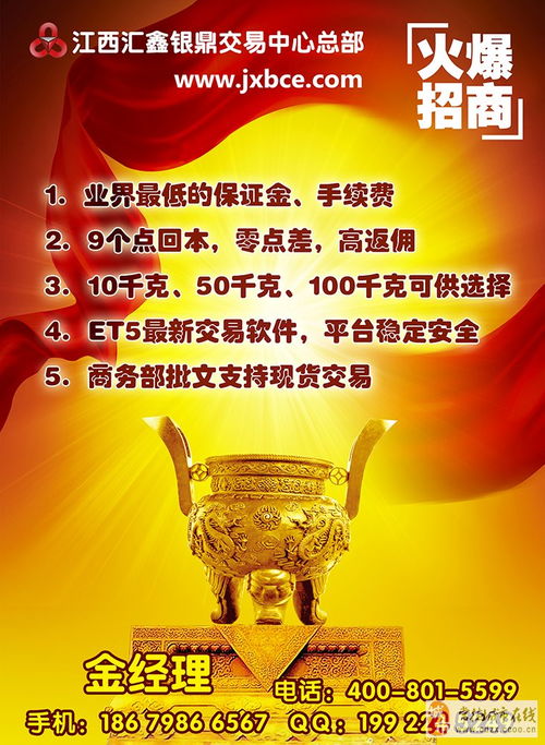 匯鑫銀商品交易誠招代理商